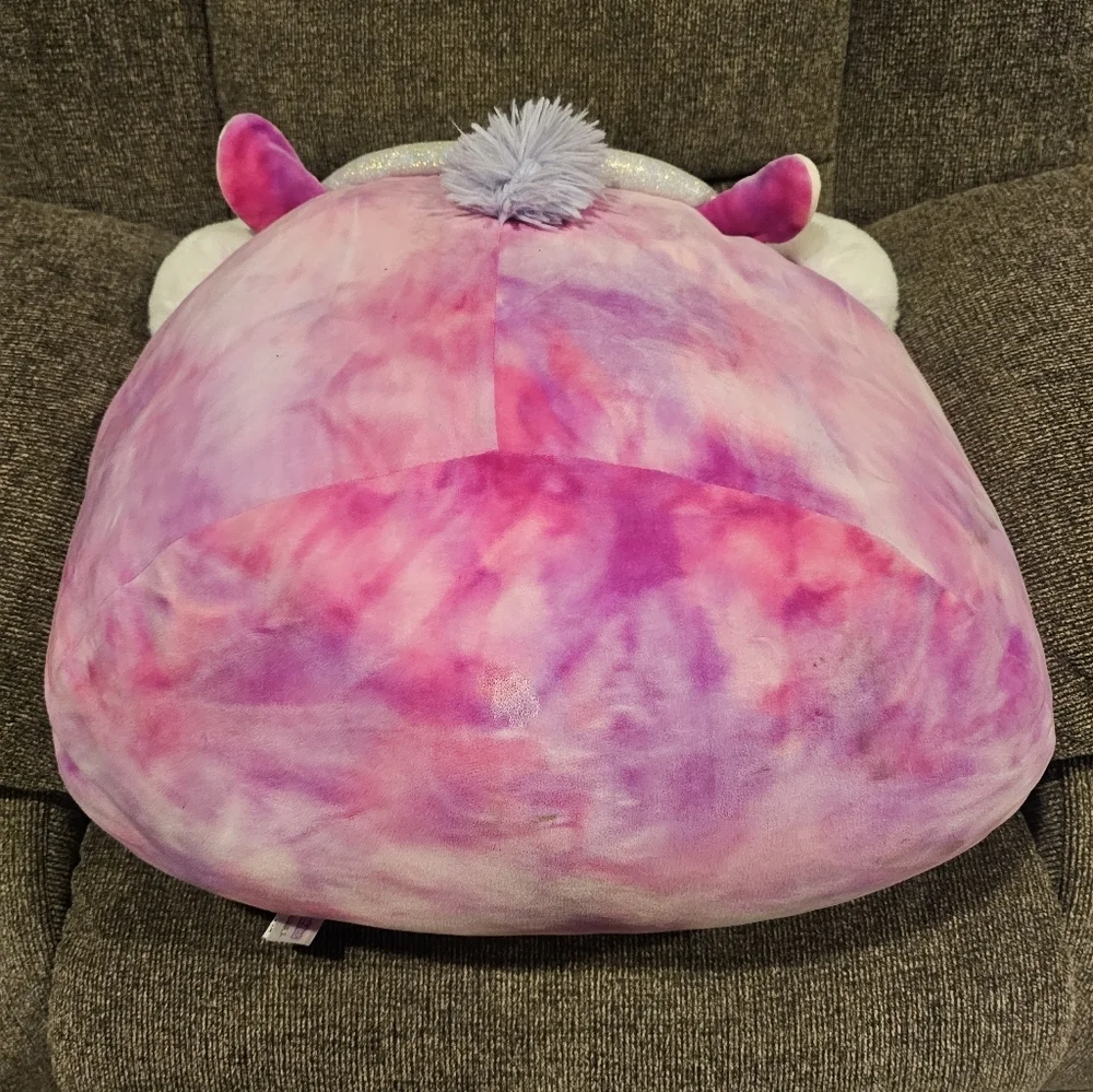 Squishmallows Lola Stackable Tie Dye Unicorn Plush Toy 18 Inch